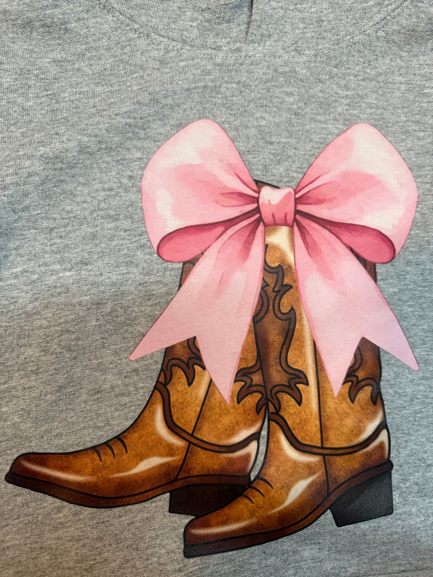 CowGirl boots sweater