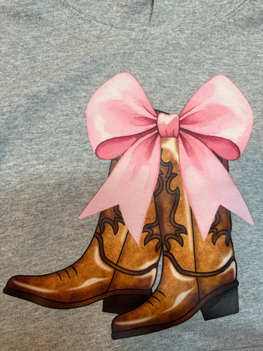 CowGirl boots sweater